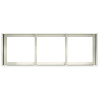 Produktbild för Odlingslåda vit 120x40x40 cm kallvalsat stål