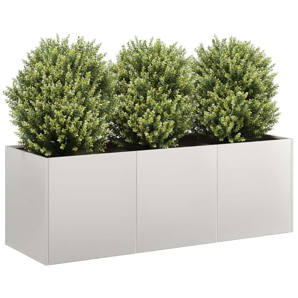 Produktbild för Trädgårdskruka 120x40x40 cm rostfritt stål