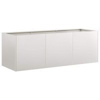 Produktbild för Trädgårdskruka 120x40x40 cm rostfritt stål