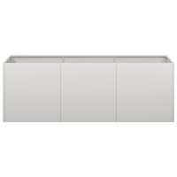 Produktbild för Trädgårdskruka 120x40x40 cm rostfritt stål
