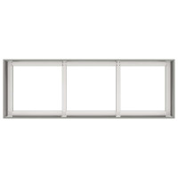 Produktbild för Trädgårdskruka 120x40x40 cm rostfritt stål