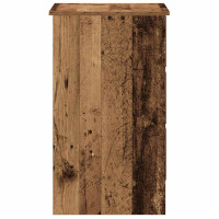 Produktbild för Skrivbord gammalt trä 90x45x76 cm konstruerat trä