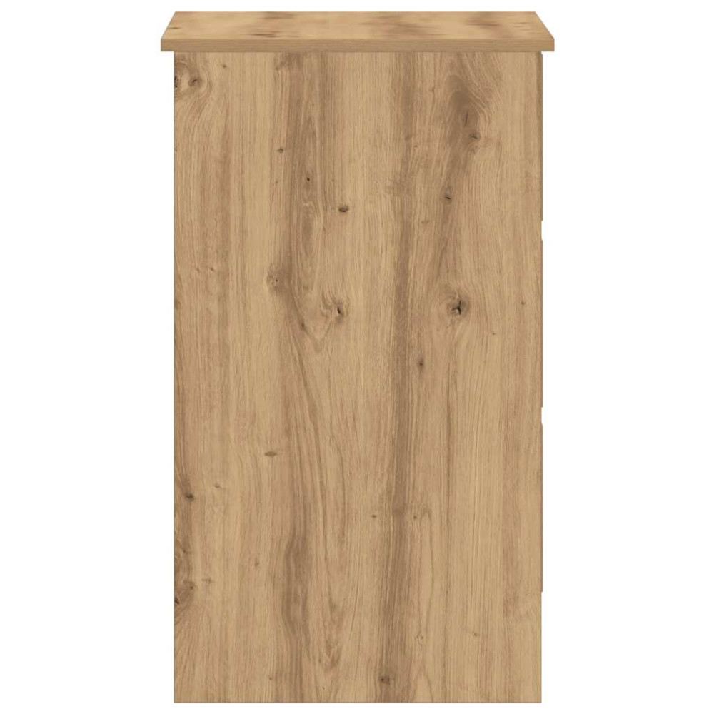 Produktbild för Skrivbord artisan ek 90x45x76 cm konstruerat trä