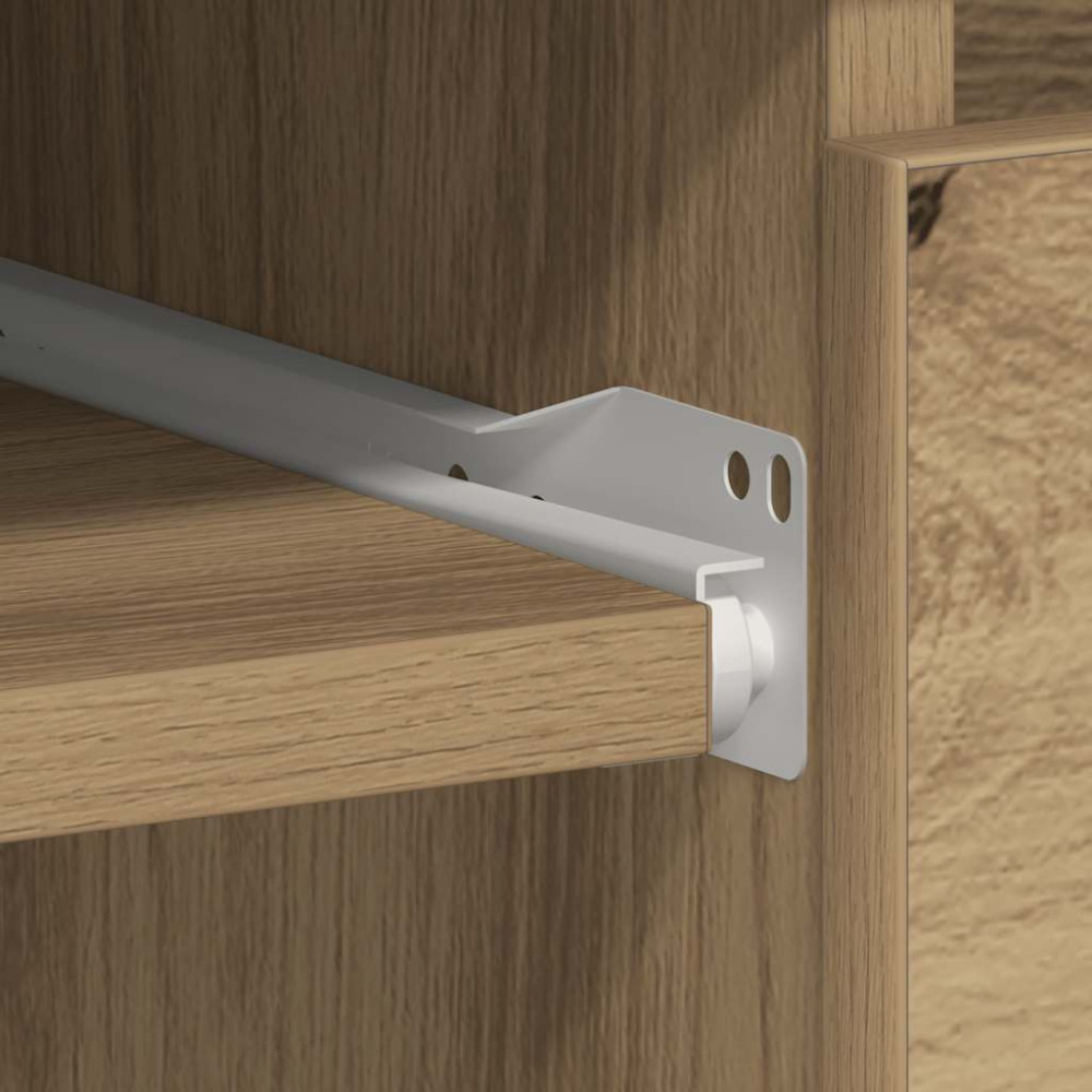 Produktbild för Skrivbord artisan ek 90x45x76 cm konstruerat trä