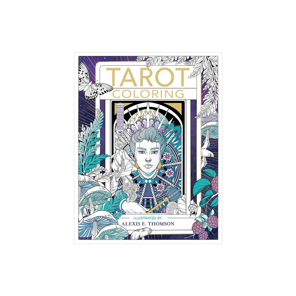 Produktbild för Tarot Coloring (häftad, eng)
