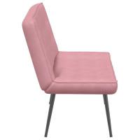 Produktbild för Bänk rosa 110x74x84 cm sammet