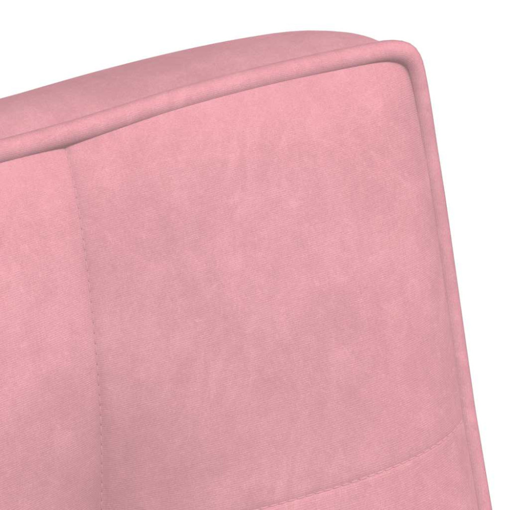 Produktbild för Bänk rosa 110x74x84 cm sammet