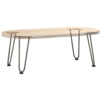 Produktbild för Hårnålsben för soffbord 4 st naturstål 30 cm massivt stål