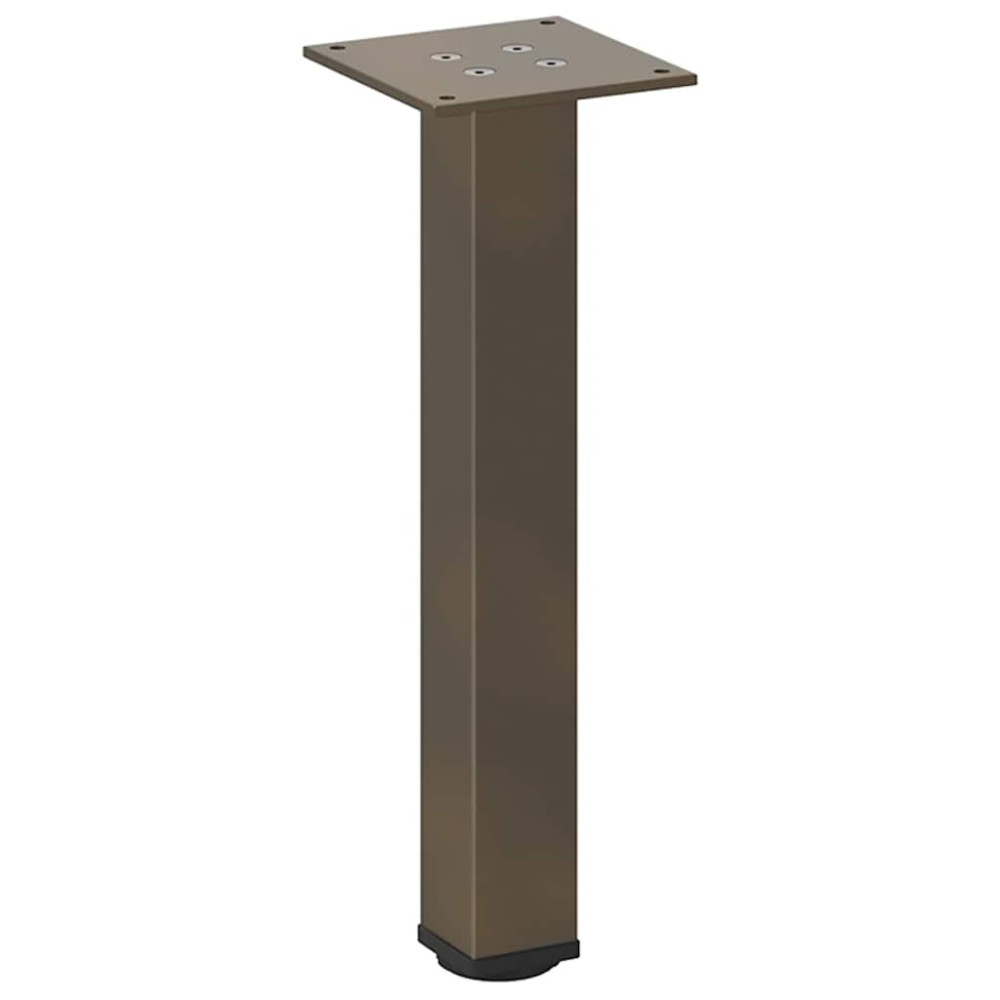 Produktbild för Soffbordsben 4 st naturstål 30-32 cm stål