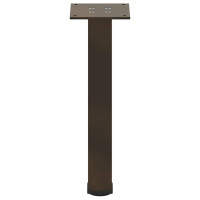 Produktbild för Soffbordsben 4 st naturstål 30-32 cm stål