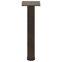 Produktbild för Soffbordsben 4 st naturstål 42-44 cm stål