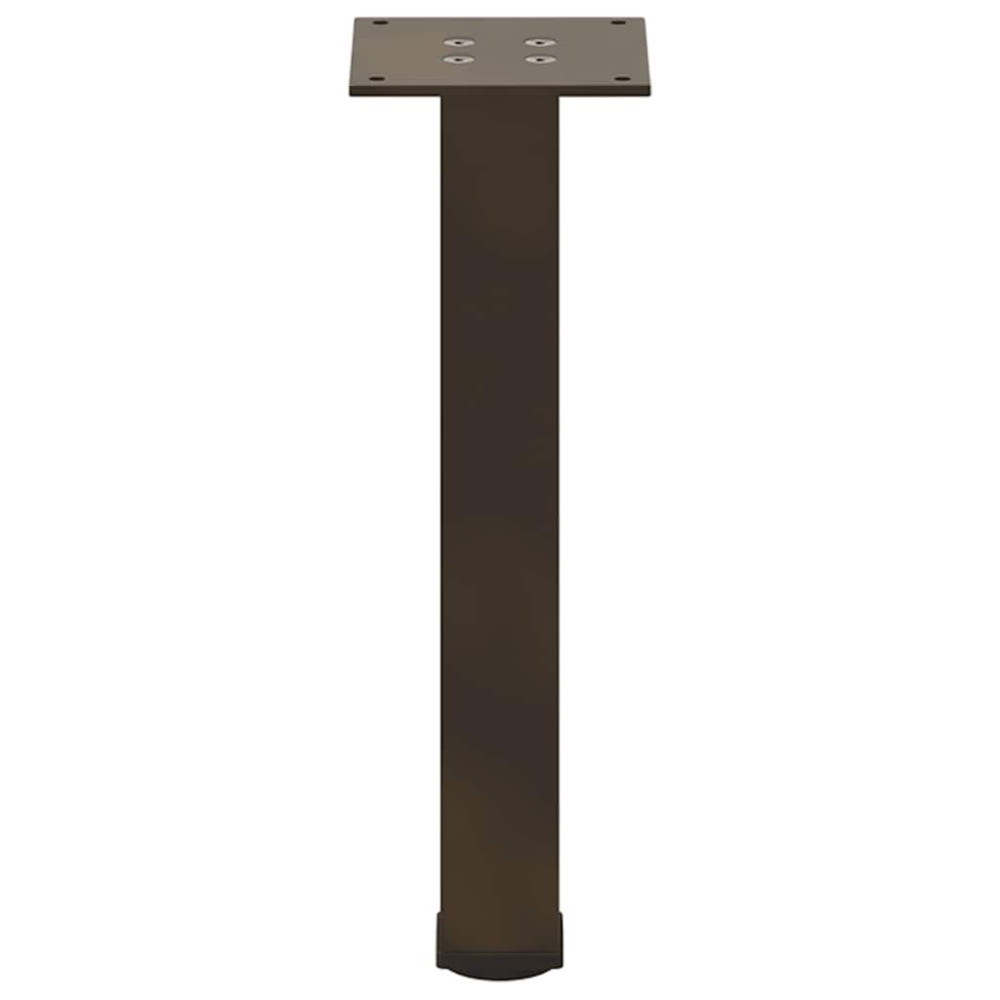 Produktbild för Soffbordsben 4 st naturstål 42-44 cm stål
