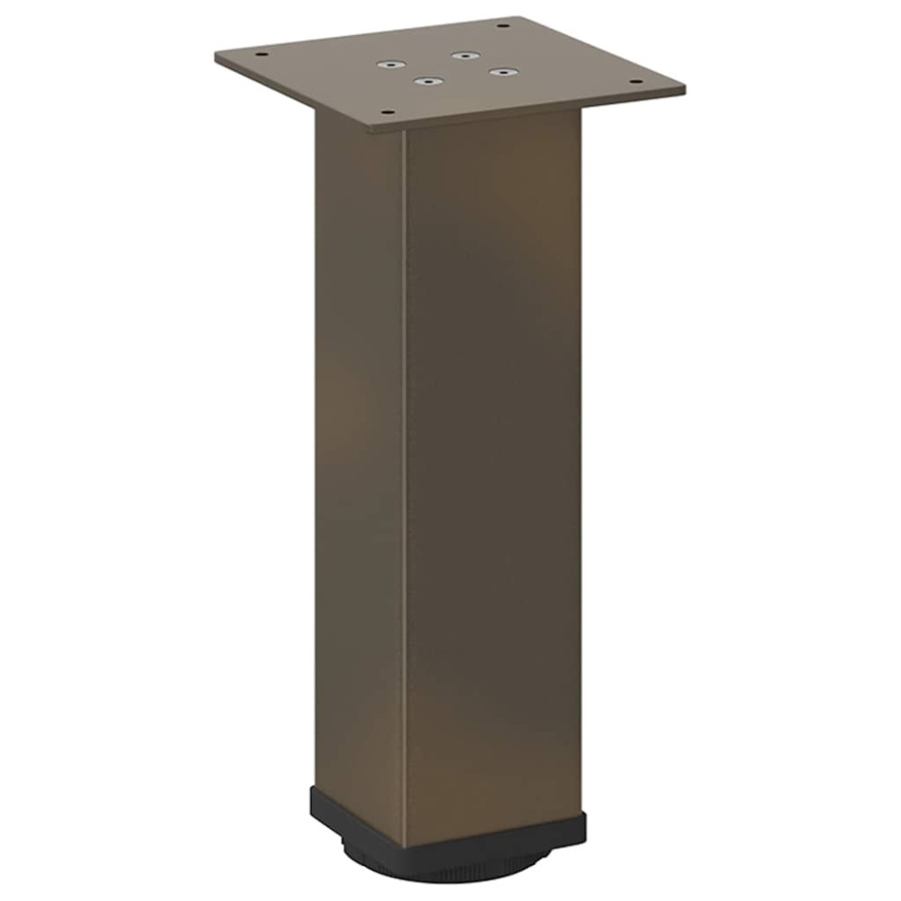 Produktbild för Soffbordsben 4 st naturstål 30-32 cm stål