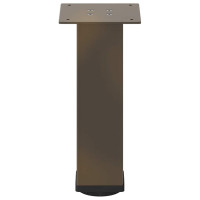 Produktbild för Soffbordsben 4 st naturstål 30-32 cm stål