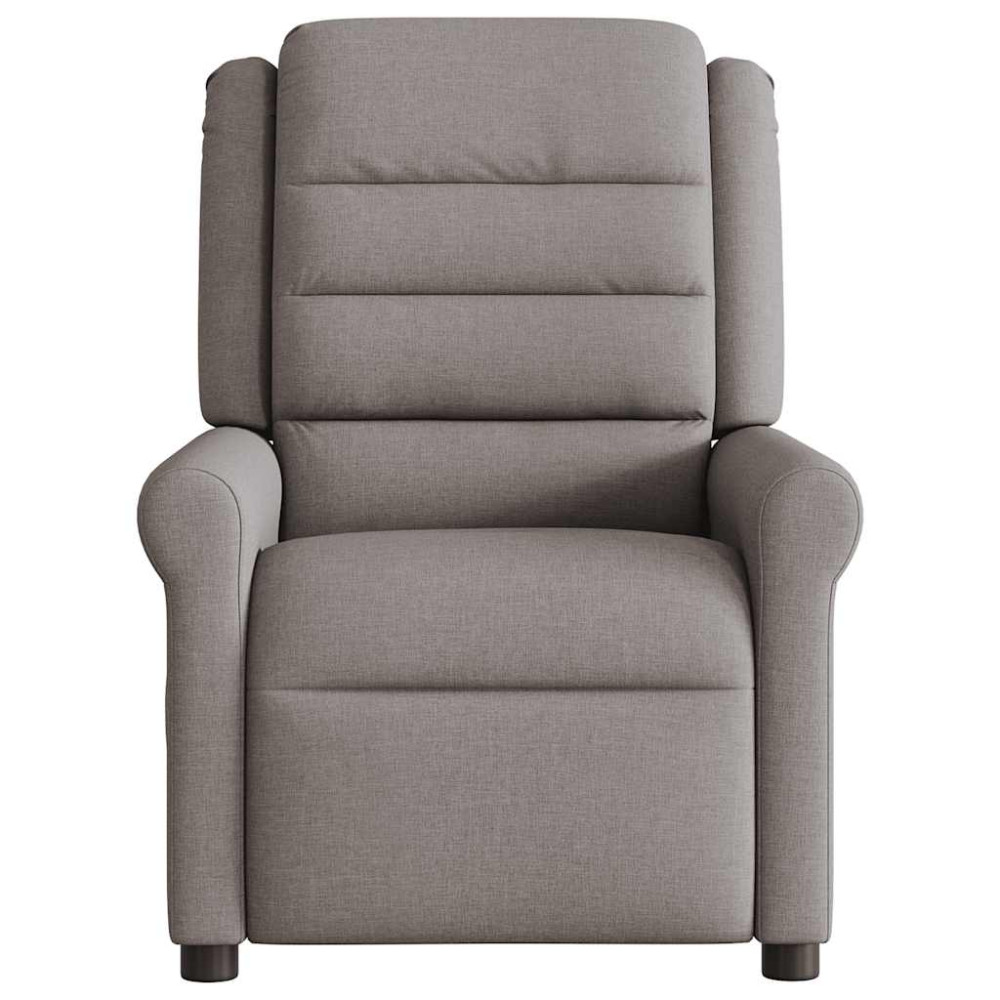Produktbild för Reclinerfåtölj taupe tyg