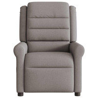 Produktbild för Reclinerfåtölj taupe tyg