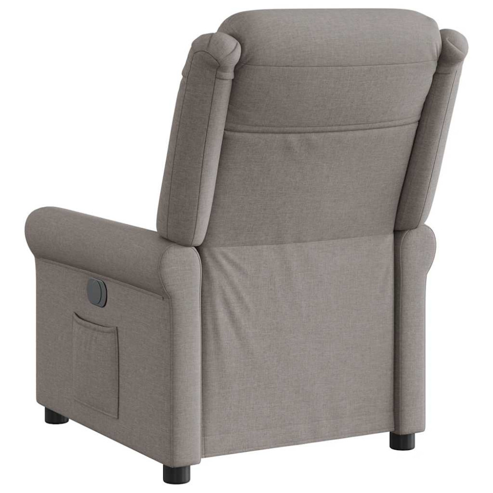 Produktbild för Reclinerfåtölj taupe tyg