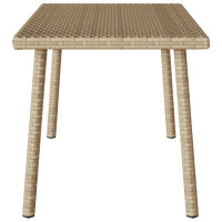 Produktbild för Soffbord för trädgården rektangulärt beige 80x40x37 cm