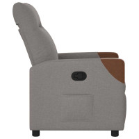 Produktbild för Reclinerfåtölj taupe tyg
