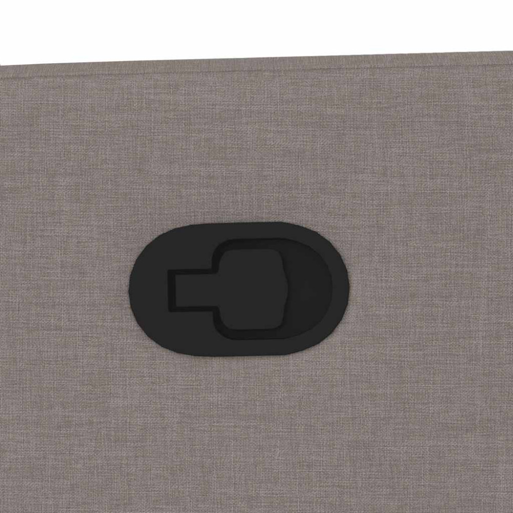 Produktbild för Reclinerfåtölj taupe tyg
