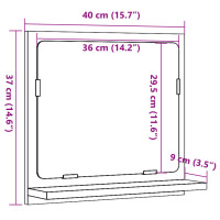 Produktbild för Spegelskåp för badrum artisan ek 40x11x37 cm konstruerat trä