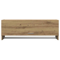 Produktbild för Garderob ek 100x32,5x35 cm konstruerat trä