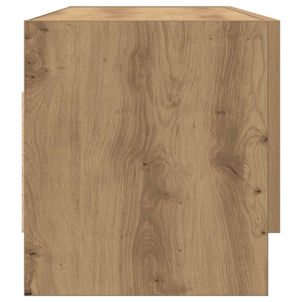 Produktbild för Garderob ek 100x32,5x35 cm konstruerat trä