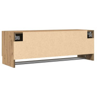 Produktbild för Garderob ek 100x32,5x35 cm konstruerat trä