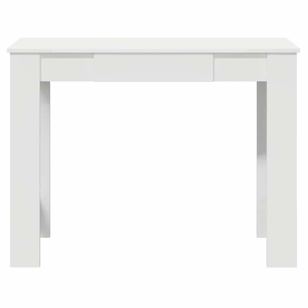 Produktbild för Skrivbord vit 100x45x75 cm konstruerat trä