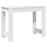 Produktbild för Skrivbord vit 100x45x75 cm konstruerat trä
