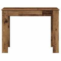 Produktbild för Skrivbord åldrat trä 100x45x75 cm konstruerat trä