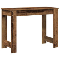 Produktbild för Skrivbord åldrat trä 100x45x75 cm konstruerat trä