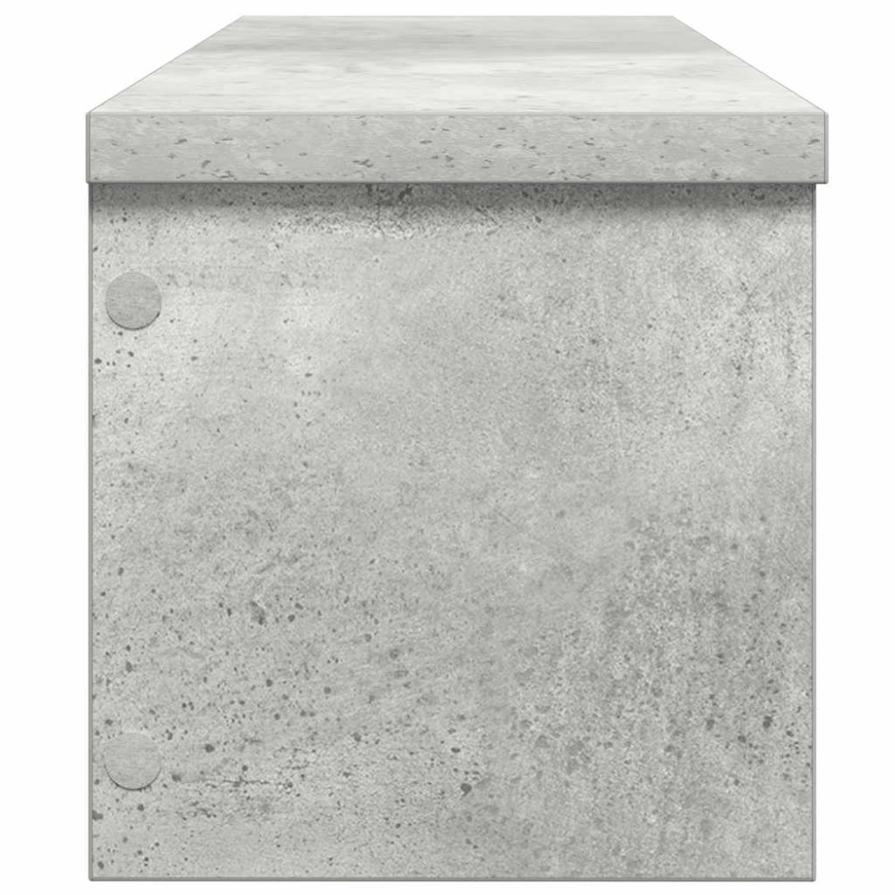 Produktbild för Köksställ stapelbara 2 st betonggrå 50x15x16 cm