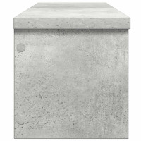 Produktbild för Köksställ stapelbara 2 st betonggrå 50x15x16 cm