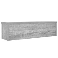 Produktbild för Köksställ stapelbara grå sonoma 50x15x16 cm konstruerat trä