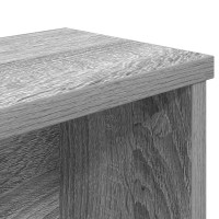 Produktbild för Köksställ stapelbara grå sonoma 50x15x16 cm konstruerat trä