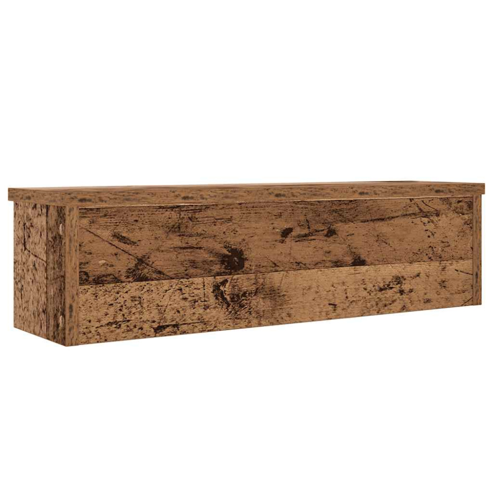 Produktbild för Köksställ stapelbara åldrat trä 50x15x16 cm konstruerat trä