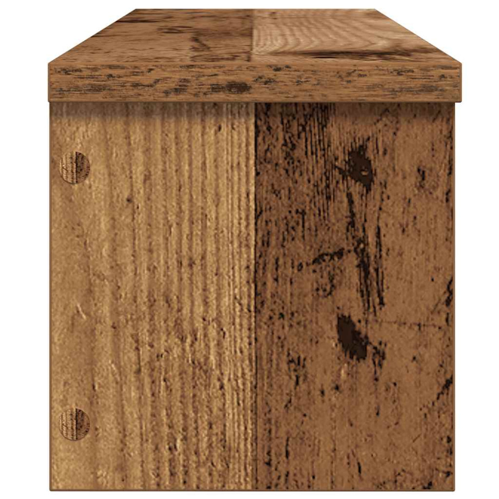Produktbild för Köksställ stapelbara 2 st åldrat trä 50x15x16 cm