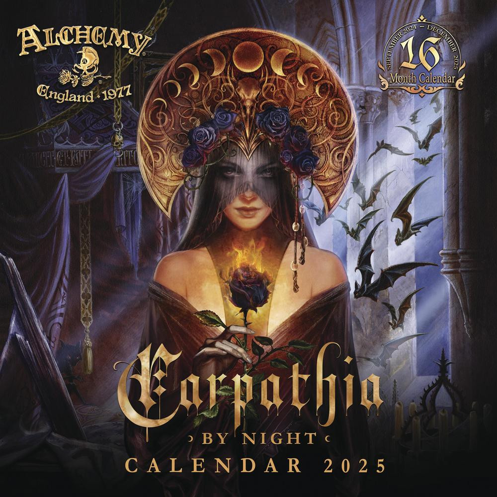 Produktbild för Alchemy 1977 Gothic 2025 Calendar