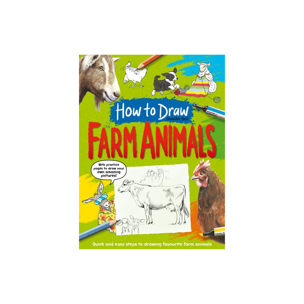 Produktbild för How To Draw: Farm Animals (häftad, eng)