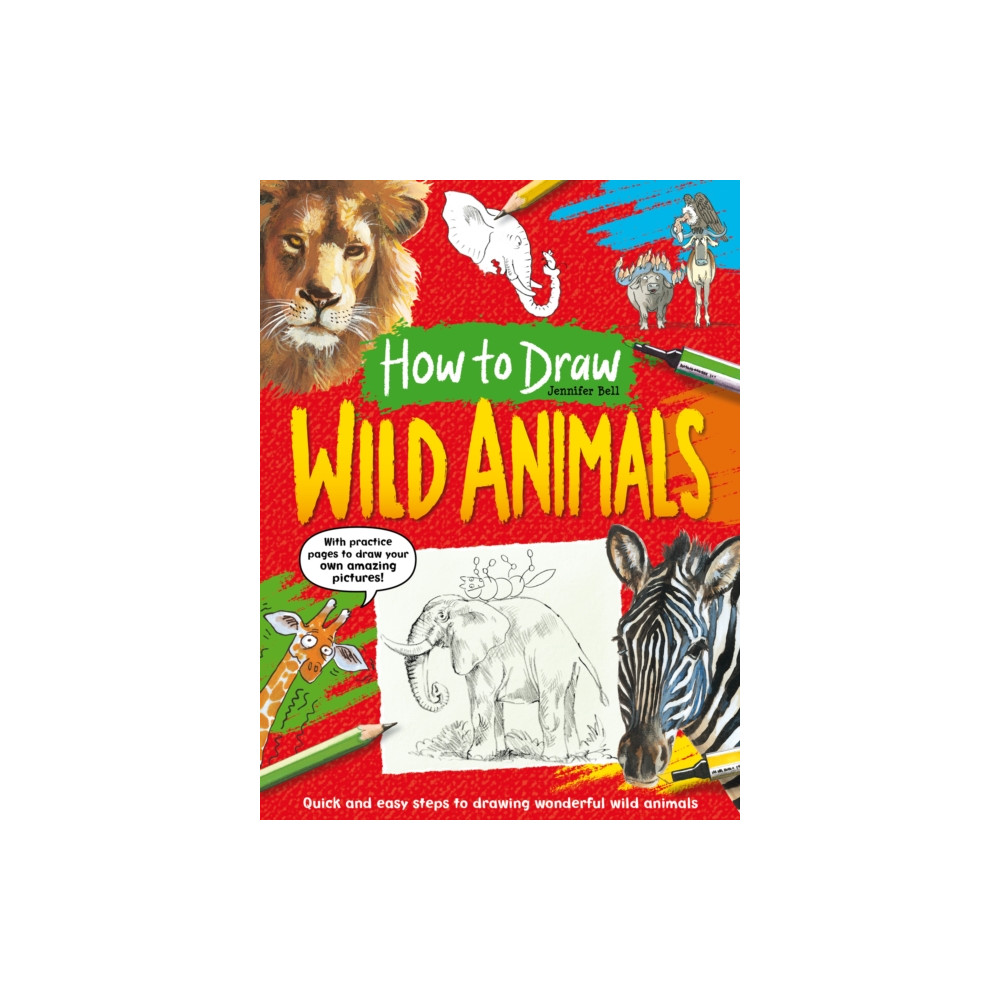 Produktbild för How To Draw: Wild Animals (häftad, eng)