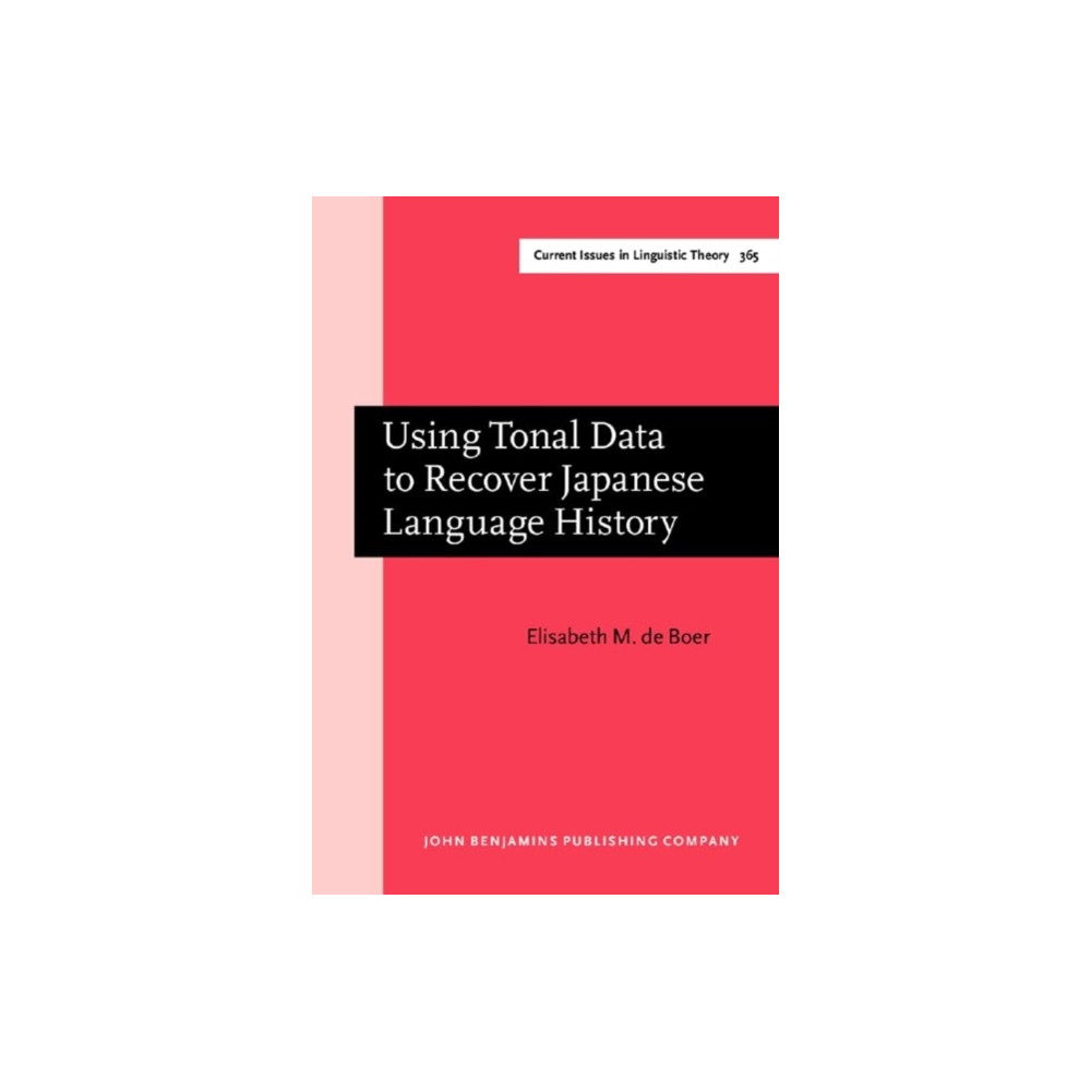 Produktbild för Using Tonal Data to Recover Japanese Language History (inbunden, eng)