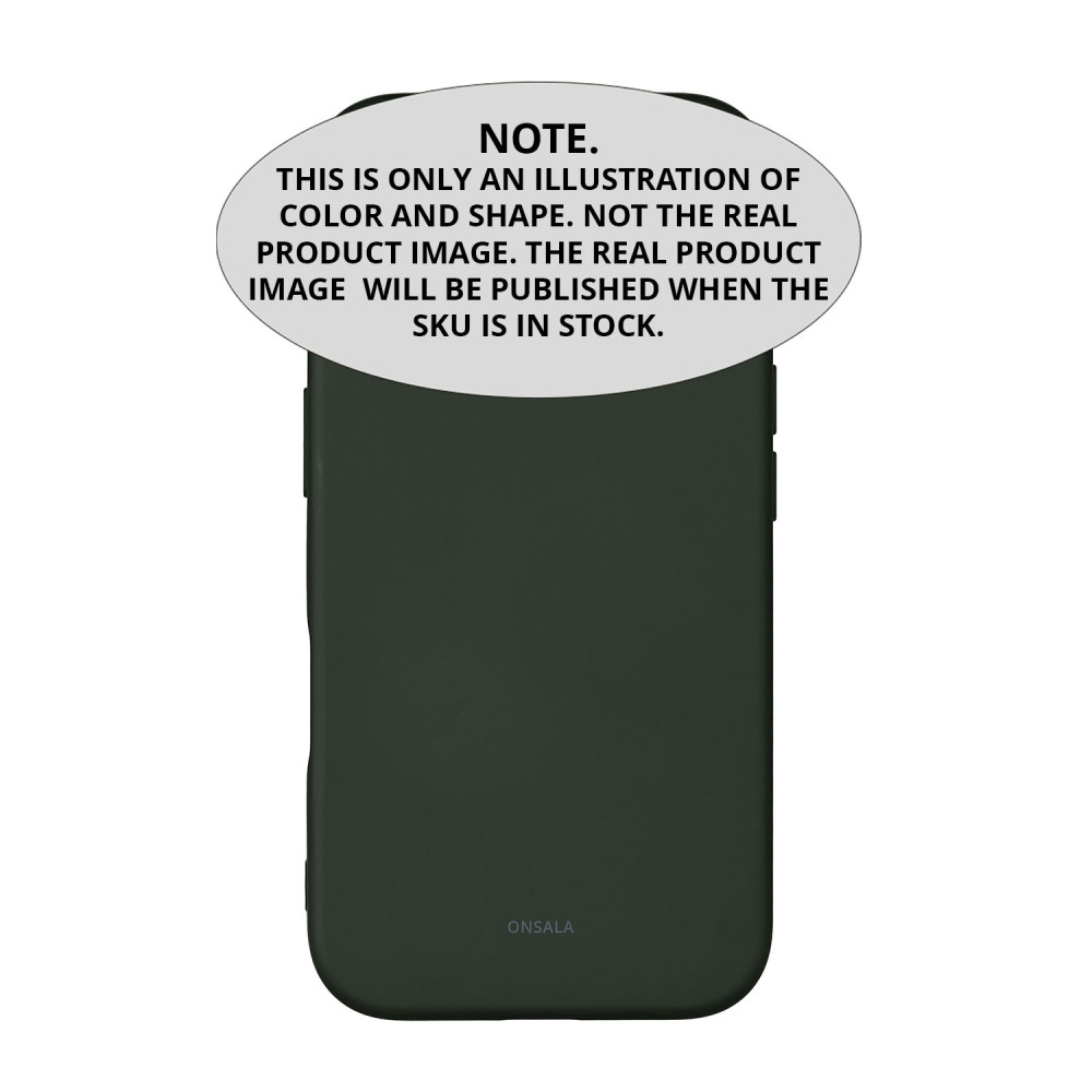 Produktbild för Back Silicone Touch Recycled iPhone 16e/17e Olive Green