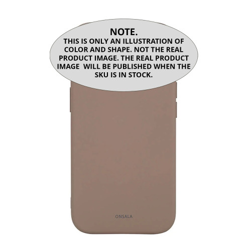 ONSALA Back Silicone Touch Recycled iPhone 16e/17e Summer Sand