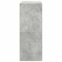 Produktbild för Skåp med 2 lådor 2 st betonggrå 60x31x40 cm konstruerat trä