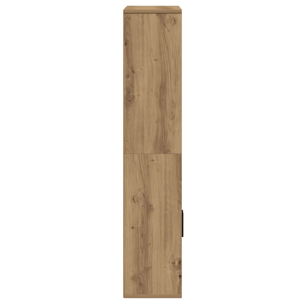 Produktbild för Bokhylla ek 60x24x120 cm konstruerat trä