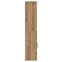 Produktbild för Bokhylla ek 60x24x120 cm konstruerat trä