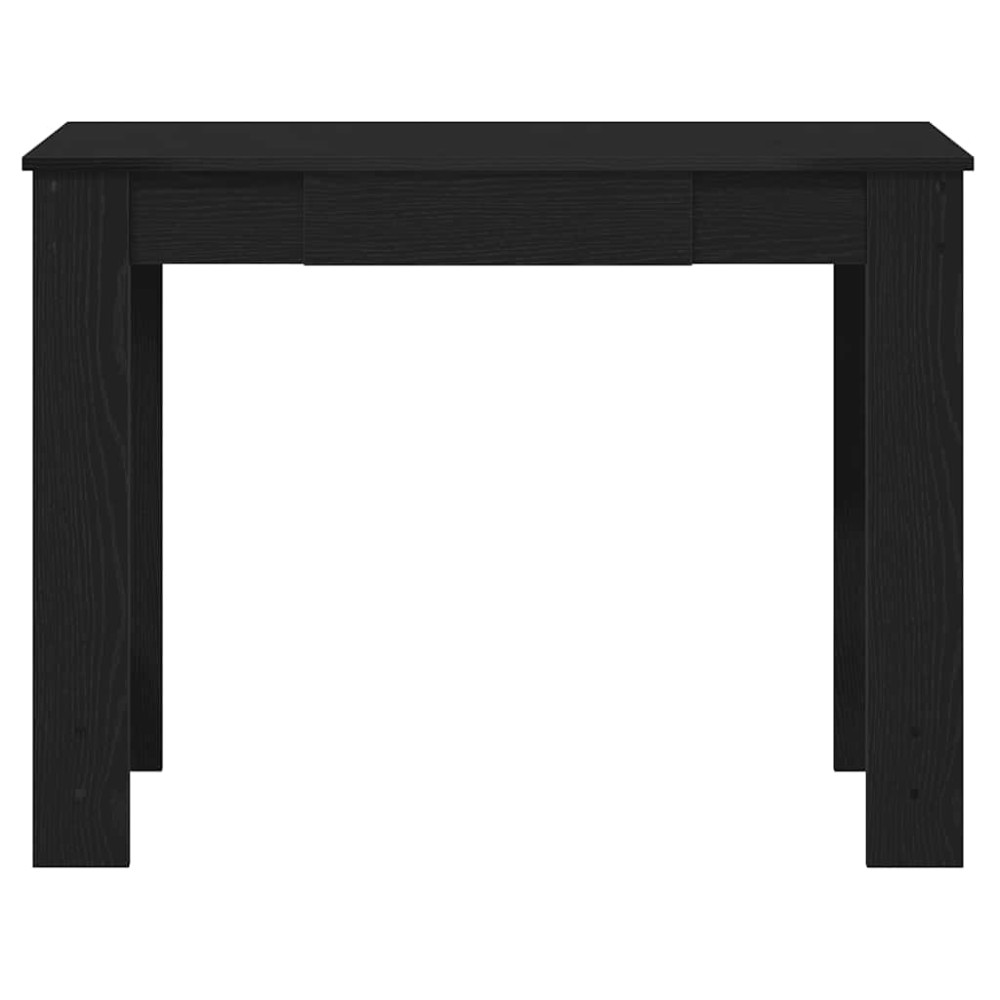 Produktbild för Skrivbord svart 100x45x75 cm konstruerat trä