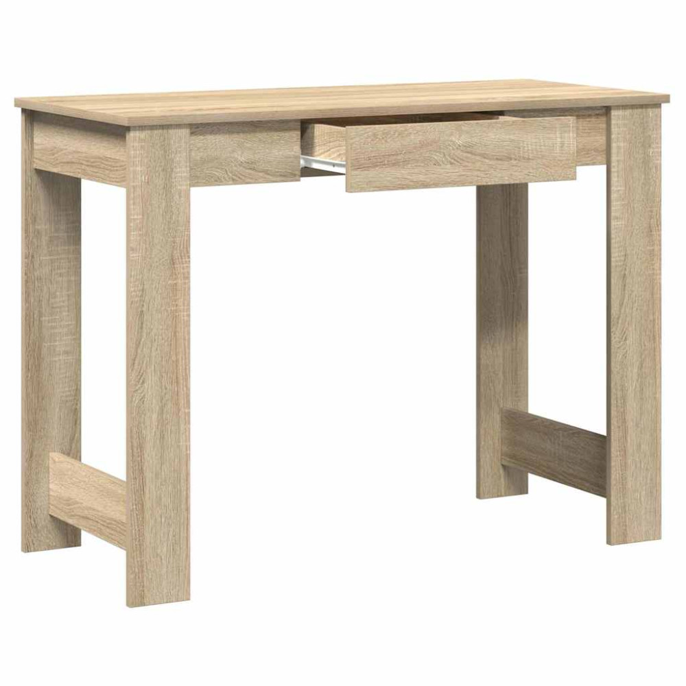Produktbild för Skrivbord sonoma-ek 100x45x75 cm konstruerat trä