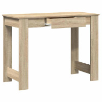 Produktbild för Skrivbord sonoma-ek 100x45x75 cm konstruerat trä